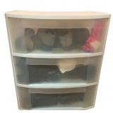 Sterilite Wide 3-Drawer Cart (wheels in drawer)