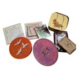 Group Lot of Decorative Boxes & Paper Items