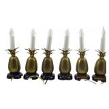 6 Andrea by Sadek Pineapple Lamps 9.5"