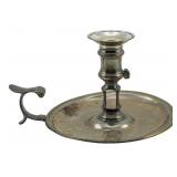 Unidentified London Sterling Silver Candlestand