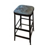 Metal Bar Stool 30"x14"x14"