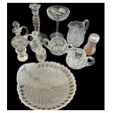 Assorted Cut & Press Glass As Is