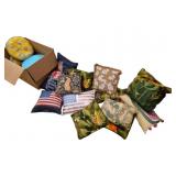 Group Lot of Decorative Throw Pillows