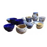 Lot of Blue/White Items