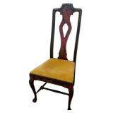 Queen Anne Style Chinoiserie Decorated Side Chair