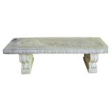Concrete bench 17 x 56 x 16