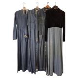 4 Long Denim Dresses