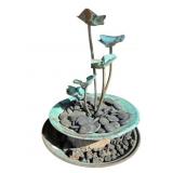 Metal Lilly Potted Yard Art - 22 x 16
