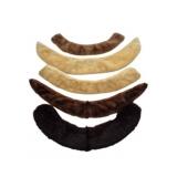 Five Vintage Fur Collars in Assorted Colors
