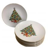8 Christmas Plates by Jamestown China - 10.5"
