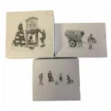 Dept 56 3 Boxes of Village Accessories