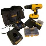 Dewalt 180 Drill w/ charger & accessories