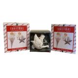 3 Holiday Ornaments