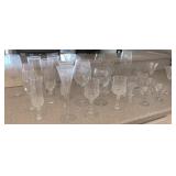 Lot of Assorted Stemware