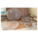 Lot of Assorted Glass Platters & More