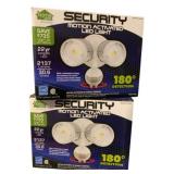 2 Security Motion Activated LED Double Lights