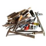 Assorted Wire Brushes, files & more