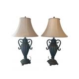 Pair of Resin Lamps - 27"