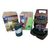 Group Lot of Camping Propane Lanterns