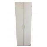 2-Door White Cabinet - 72 x 24 x 16