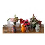 Lot of Assorted Vases & more