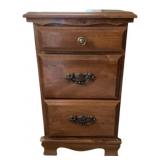 3-Drawer Night Stand - 27 x 16 x 15