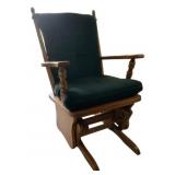 Wooden Glider w/ cushions - 37 x 25 x 25