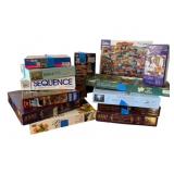 Lot of Assorted Games & Puzzles