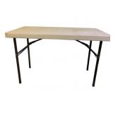 Lifetime Folding Plastic Table - 29.5 x 48 x 24
