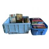 2 Bins of Assorted Books