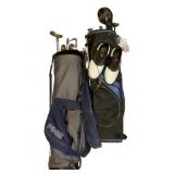 2 Golf Bags w/ Contents