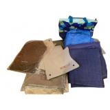 Lot of Tarps, Car Mats & Cooler Bag