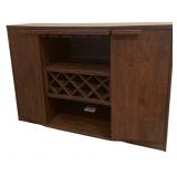 Console w/ Built in Wine Rack - 36 x 51.5 x 19