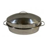 Broiler Pan w/ Lid - 23 x 12 x 11
