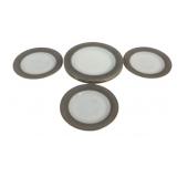 6 Pyrex Plates - 8", 10" Round