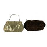 2 Vintage Clutch Handbags
