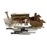Lot of Assorted Items - Knives, Cups, Decor & More