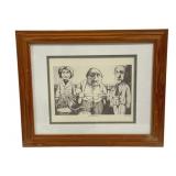 Framed Print "Divorce Lawyer" - 16.5 x 14