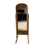Vintage Cheval Floor Mirror - 23 x 26 x 70