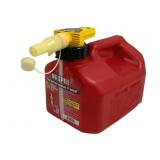 No Spill Plastic Gas Can - 1.25 Gal