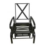 Metal Outdoor Chair - 26.5 x 36 x 38