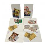 Lot of Assorted Paper Labels