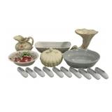 Lot of Assorted Glass Decor Items