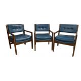 3 Office Chairs - 32 x 23 x 23