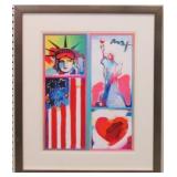 Patriotic Series Giclee by Peter Max
