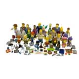 Lot of Assorted Simpsons Figurines w/ Accessories