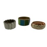 3 Cuff Bracelets