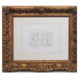 Meeting of Abraham and Melchizedek 1816 Wood Cut