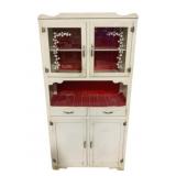 Vintage Retro Storage Cabinet - 32.5 x 12 x 65