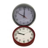 2 Quartz Wall Clocks - 9.5", 8.5" Round